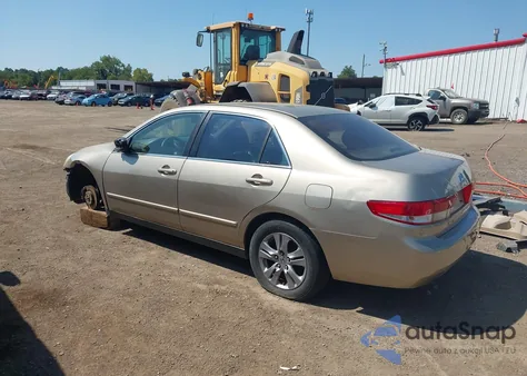 2003 Honda Accord 2.4 Lx from USA, damaged, VIN 3HGCM56323G705352